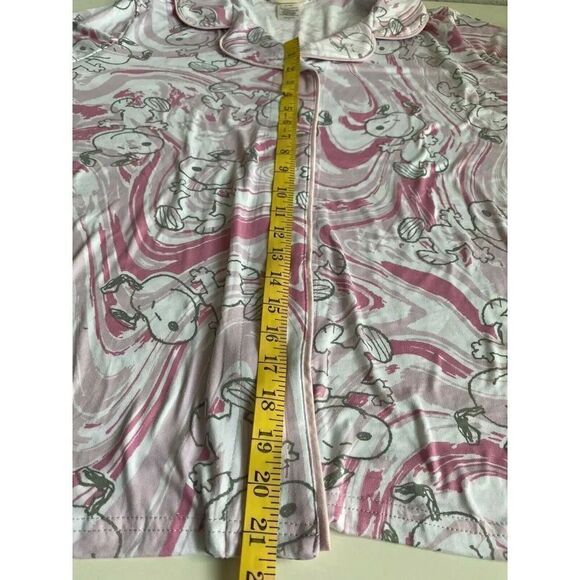 Peanuts SNOOPY Pink Women’s Pajama PJ Set Sz 2X 2PC Pants Long Sleeve Soft NWT - Picture 6 of 9